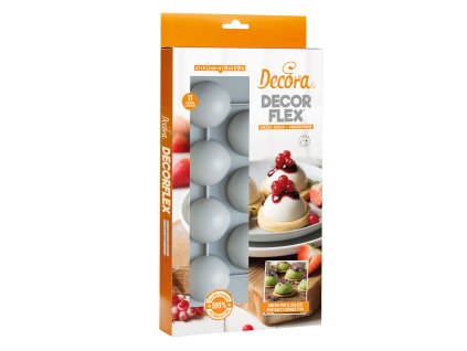 Silikonová forma polokoule, průměr 5 cm Decora