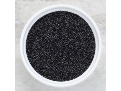 black nonpareils sprinkles