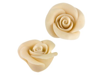 36 mittelgross marzipan rosen weiss 2151