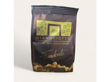 Oliva Gianduiotto Fondente – hořká čokoláda Gianduja s 30 % lískových oříšků 150 g