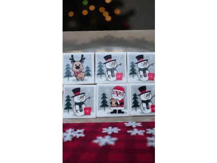 Günthart dekorativní čtverečky – jedlá ozdoba na dorty a zákusky 5 ks