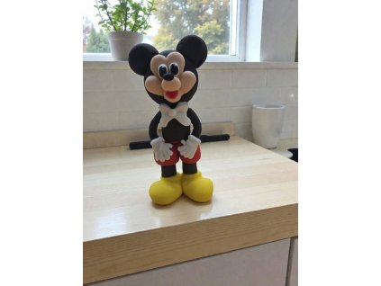 Mickey Mouse – jedlá cukrová figurka na dort, 3D (8,5 cm)