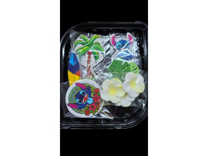 Lilo & Stitch – jedlá dekorace, zápich na dort (9 ks)