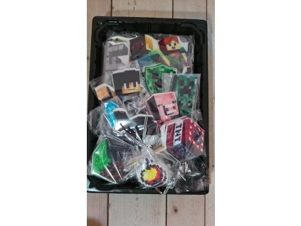 Jedlá dekorace na dort Minecraft – Cukrový zápich