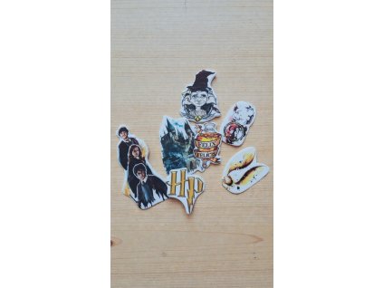 Harry Potter: Jedlá dekorace na dort – Velká sada cukrových zápichů