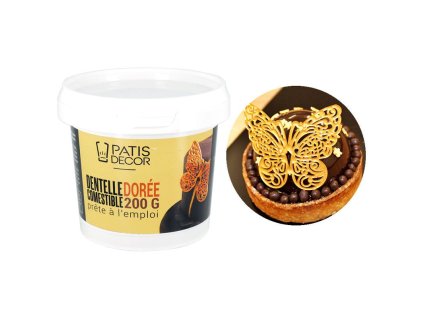 ready to use golden edible lace 200 g