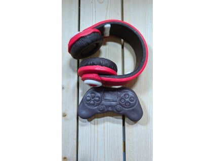 Cukrová sada na dort: Sluchátka a herní ovladač (gamepad)