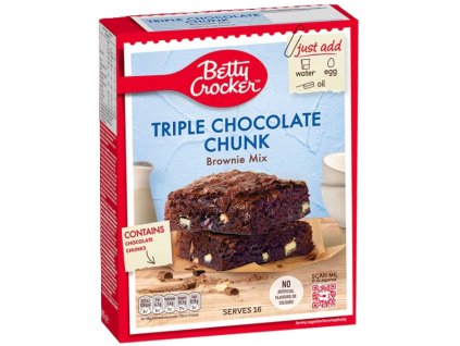 Betty Crocker Triple Chocolate Chunk Brownie Mix 415g bf7f