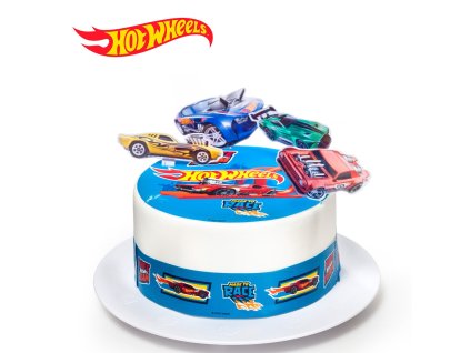 Taartdecoratie Sheets Hot Wheels Set8 23fa (1)
