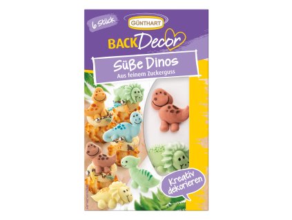 Cukrové dekorace Dinosauři Günthart BackDecor | 6 ks