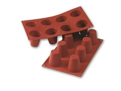 Silikonová forma na mini bábovky a dezerty (Baba) – 8 ks | Martellato