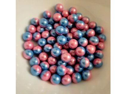 Cukrové kuličky Baby Shower 7mm – Modrorůžové (Holka nebo kluk?)