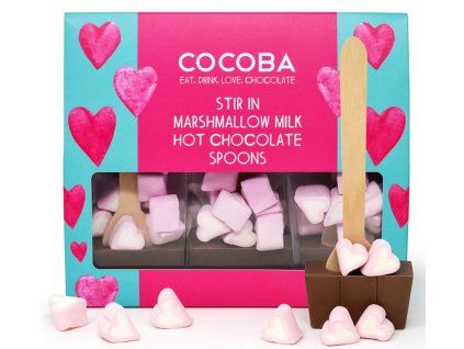 čokoládové lžíce srdce