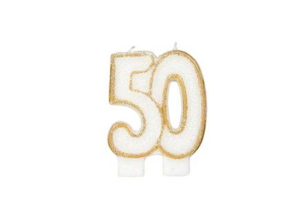 50th birthday candle