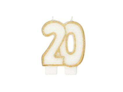anniversary candle 20 years