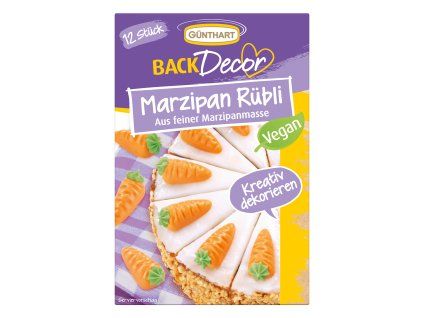 Marcipánové mrkvičky (12 ks) – Günthart Backdecor