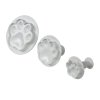 PAW203 Set of 3 Side Product Paw Plunger Cutter Cutters Plunger