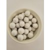 Křupavé čokoládové koule -bílé pearl 15 mm průměr