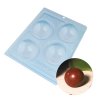 3 part half sphere chocolate mold 6 cm
