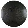 cake drum round black o 30 cm