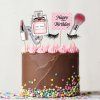 birthday cake toppers with make up x7