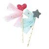 heart and star cake toppers x 2
