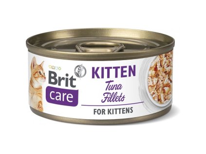 Brit Care Cat konz Fillets Kitten Tuna 70g