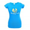 tricko damske happytails blue web