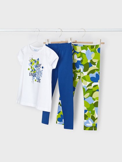 Dívčí set dvou legín a trička Mayoral (Velikost 128)