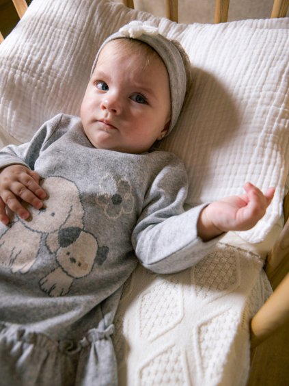 Dívčí šaty s čelenkou Mayoral