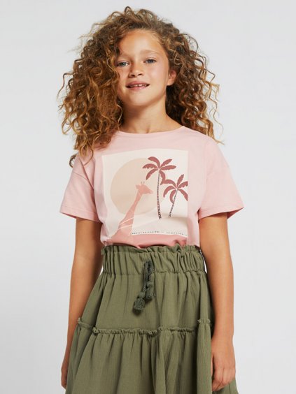 Dívčí letní tričko s potiskem Mayoral