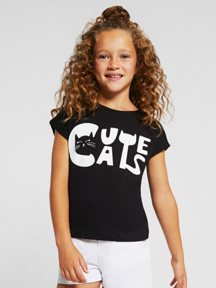 Dívčí kočičí tričko Mayoral