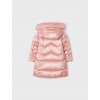 Dívčí dlouhý kabát s kožíškem Mayoral (Barva Růžová, Velikost 104)