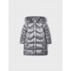 Dívčí dlouhý kabát s kožíškem Mayoral (Barva Šedá, Velikost 134)