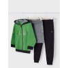Chlapecká souprava tepláků, kraťasů a mikiny Mayoral (Barva Zelená, Velikost 134)