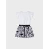 Dívčí souprava sukně a trička Mayoral (Barva Bílá, Velikost 122)