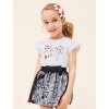 Dívčí souprava sukně a trička Mayoral (Barva Bílá, Velikost 122)