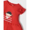 Dívčí šaty s krátkým rukávem a potiskem Mayoral (Velikost 55)