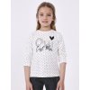 Dívčí srdcové triko s flitry Mayoral