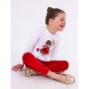 Dívčí souprava sametových legín a trička Mayoral (Barva Červená, Velikost 134)