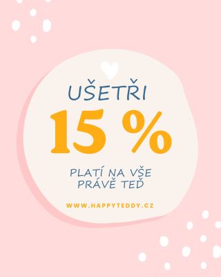 Na eshopu www.happyteddy.cz nyní najdete slevu 15 % úplně na vše 🫣 Tak honem, ať Vám ty nejlepší kousky neutečou 🤩 Mayoral...