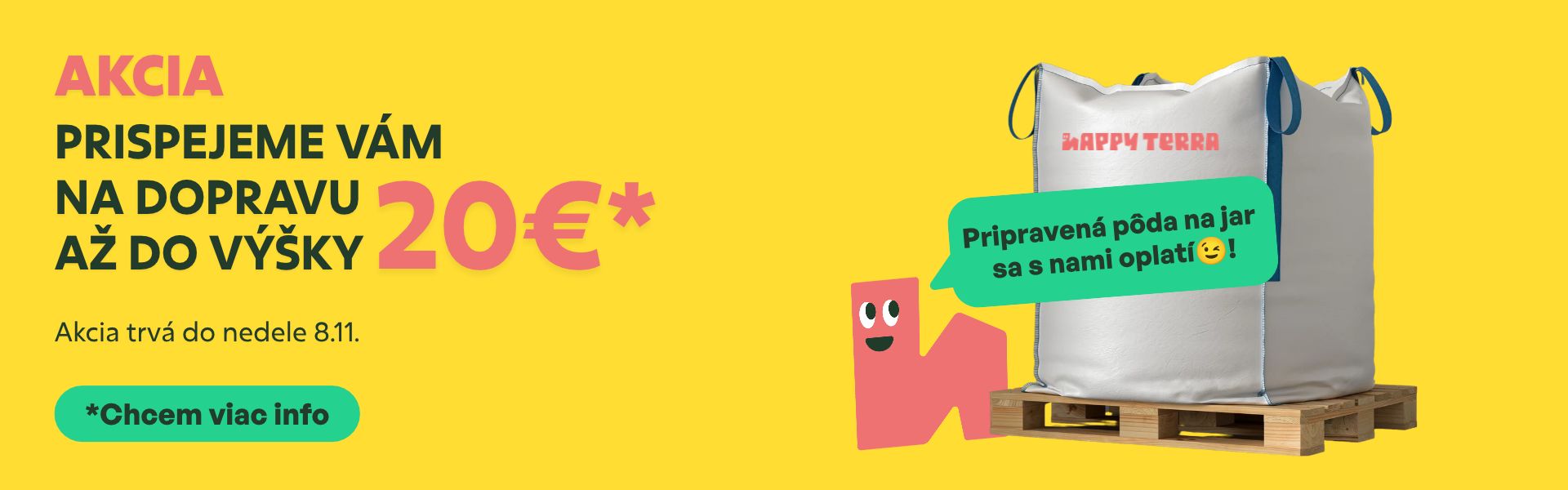 Prispejeme na dopravu do výšky 20€