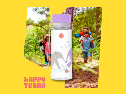 Zdravá fľaša EQUA Elephant, 400 ml HT