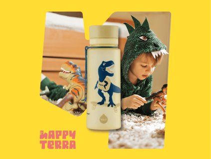 Zdravá fľaša pre deti EQUA Dino, 600 ml HT