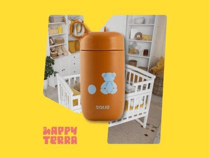 Detská fľaša EQUA Teddy Bear, 400 ml HT