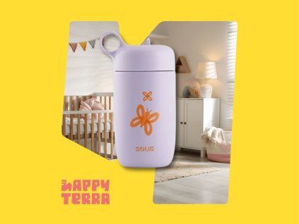 Detská fľaša EQUA Buterffly, 400 ml HT