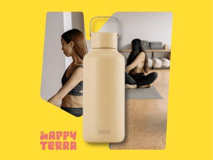 Zdravá fľaša EQUA TIMELESS Latte, 600 ml HT