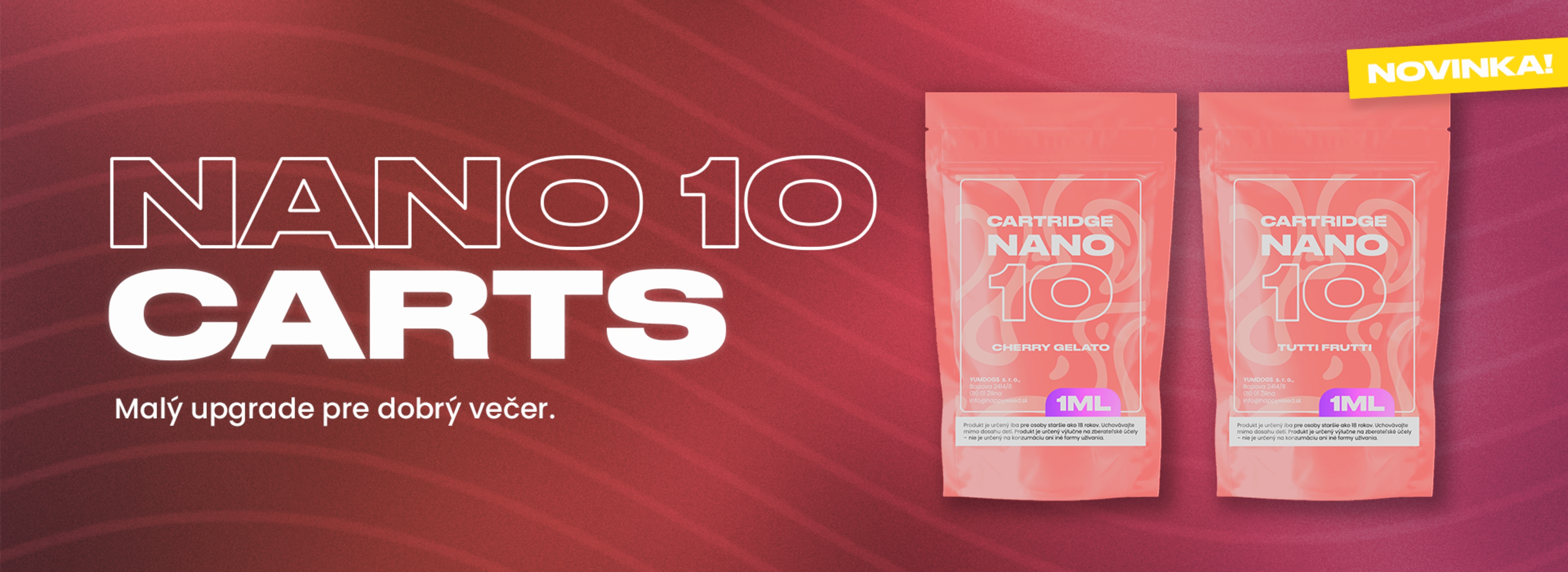 Nové NANO10 Cartridge!!