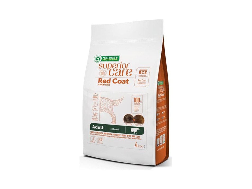 NATURE´S PROTECTION Dog Superior Care Red Coat Grain Free Lamb 4kg