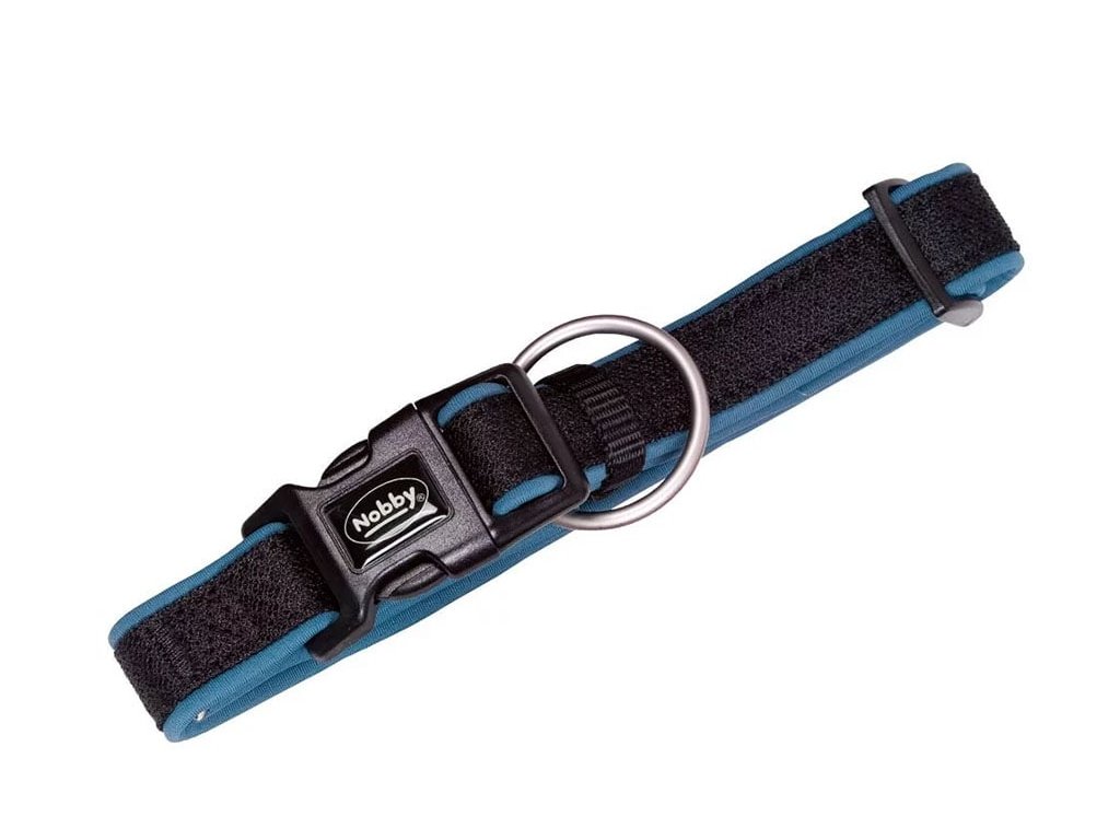 Obojek NOBBY Mesh Preno neoprenový modrý (XS/S) 25-35cm